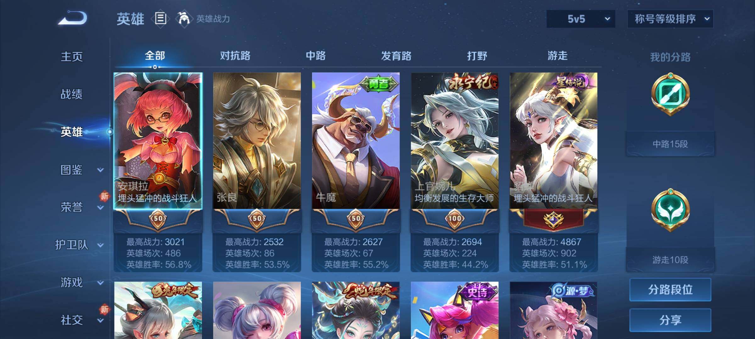 WZCMY3238309王者荣耀账号详情图3