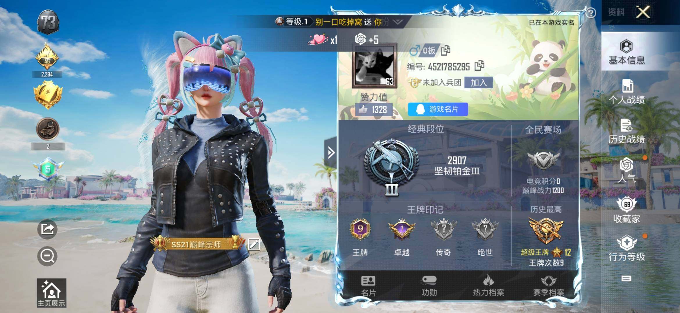 HPYXS3307690和平精英账号详情图2