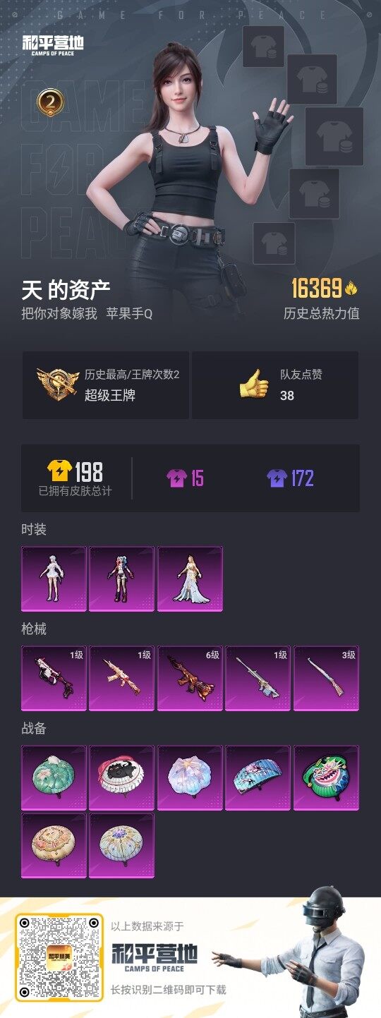 HPLX3337212和平精英账号详情图3 HPLX3337212和平精英账号详情图3