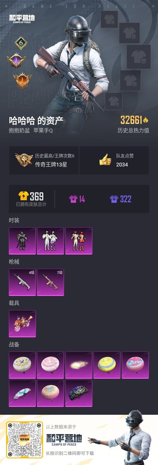 HPLE3302916和平精英账号详情图2 HPLE3302916和平精英账号详情图2