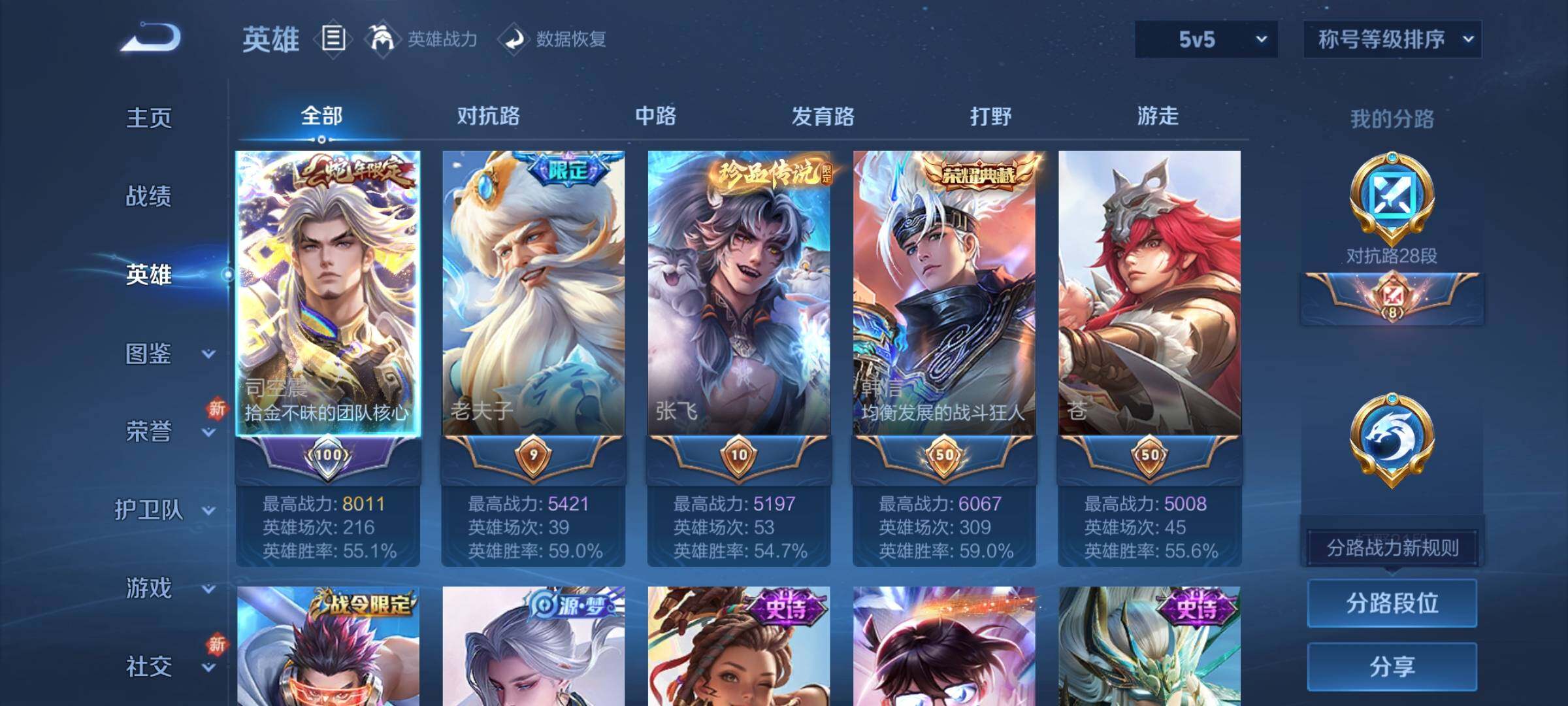 WZCMY3237668王者荣耀账号详情图3 WZCMY3237668王者荣耀账号详情图3