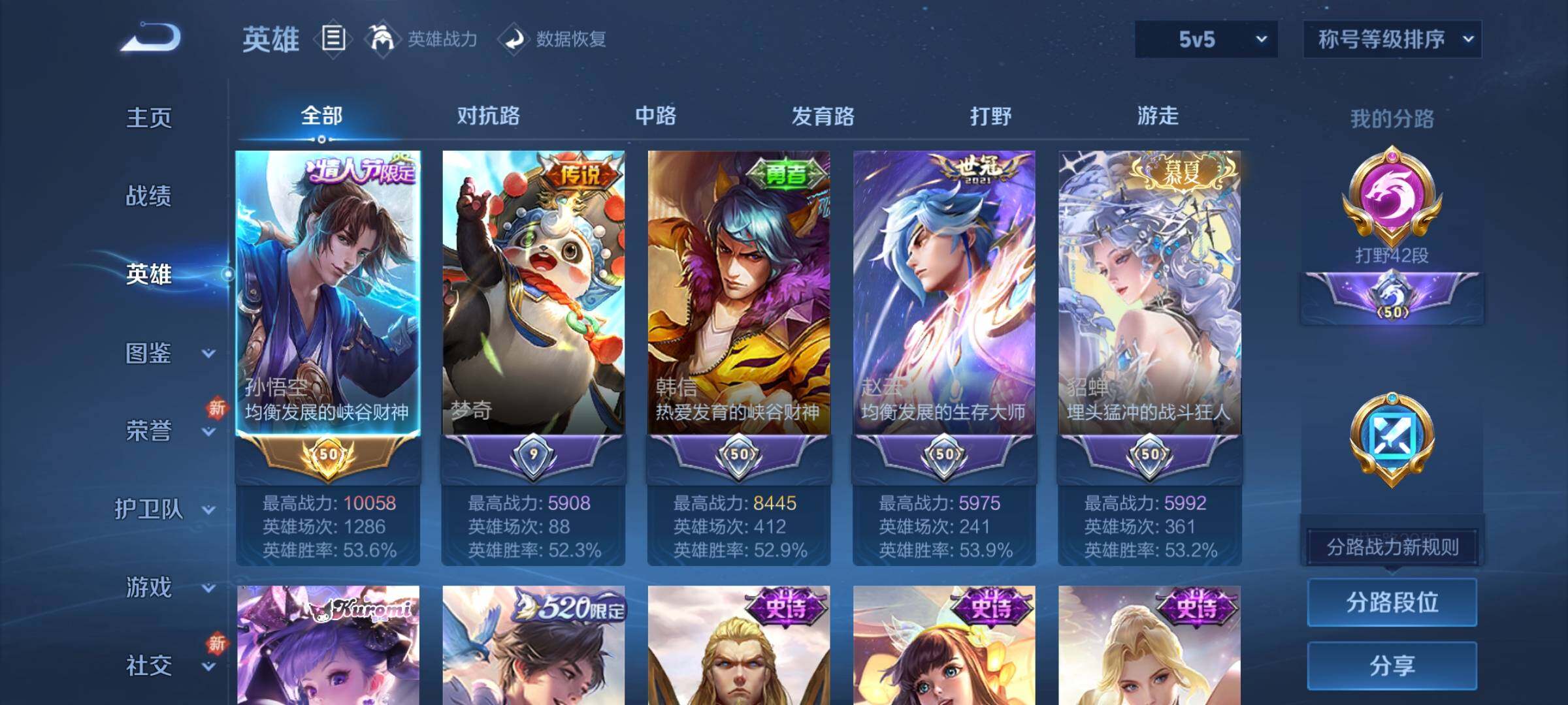 WZCMY3238311王者荣耀账号详情图5