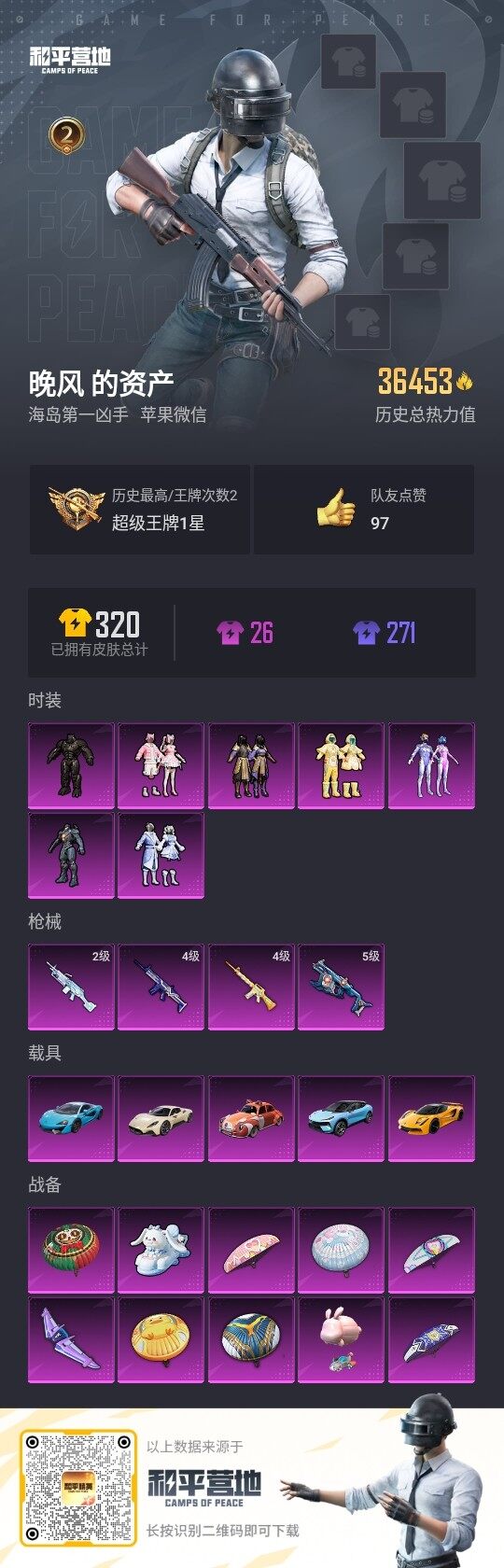 HPLE3303470和平精英账号详情图2 HPLE3303470和平精英账号详情图2
