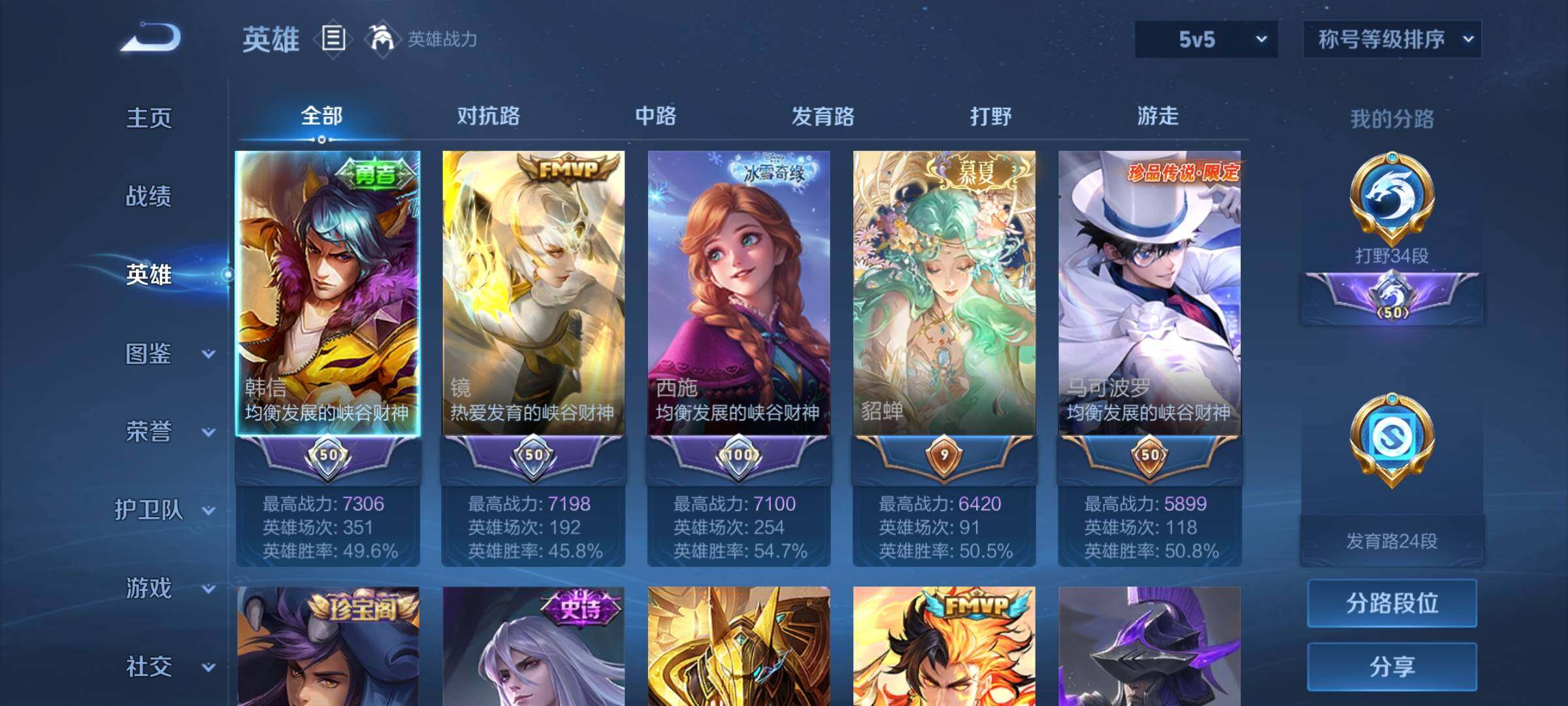 WZCMY3237736王者荣耀账号详情图3