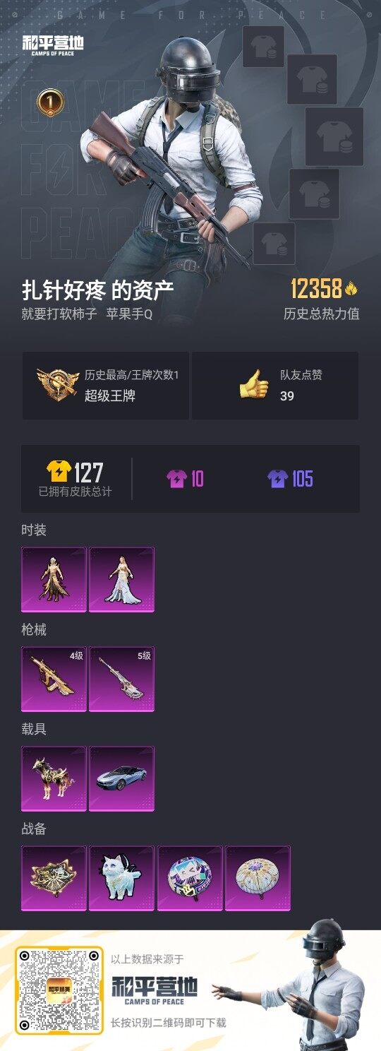 HPLE3303584和平精英账号详情图2