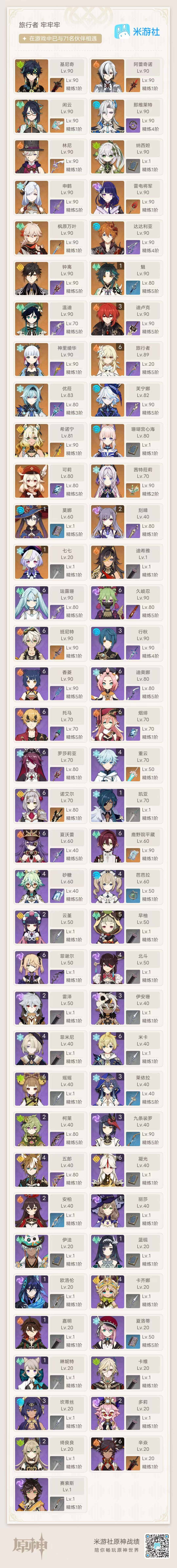 YSEY38336原神账号详情图9 YSEY38336原神账号详情图9