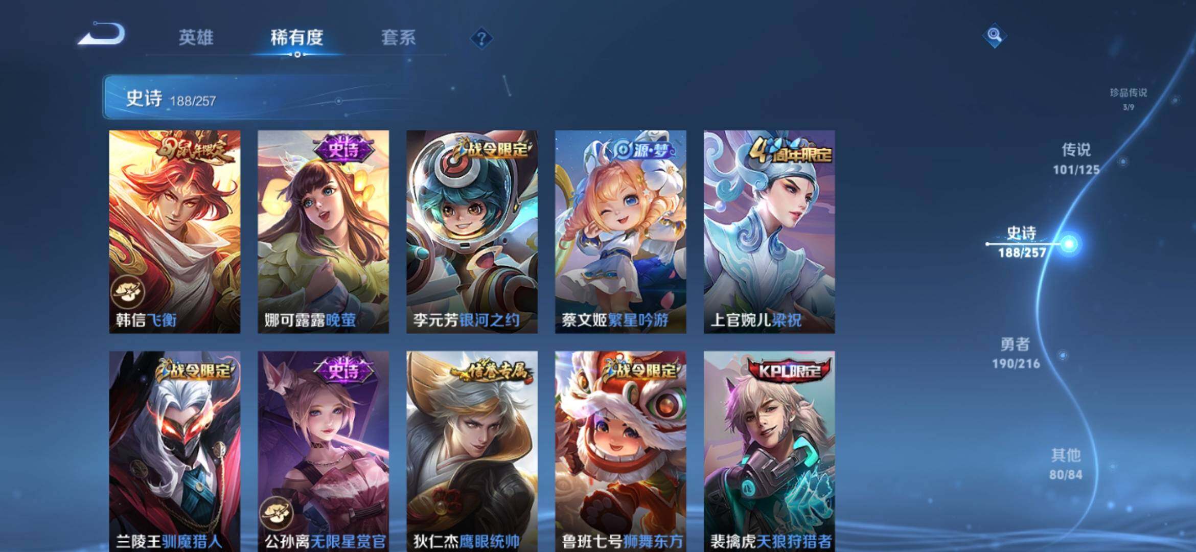 WZXS3232529王者荣耀账号详情图32