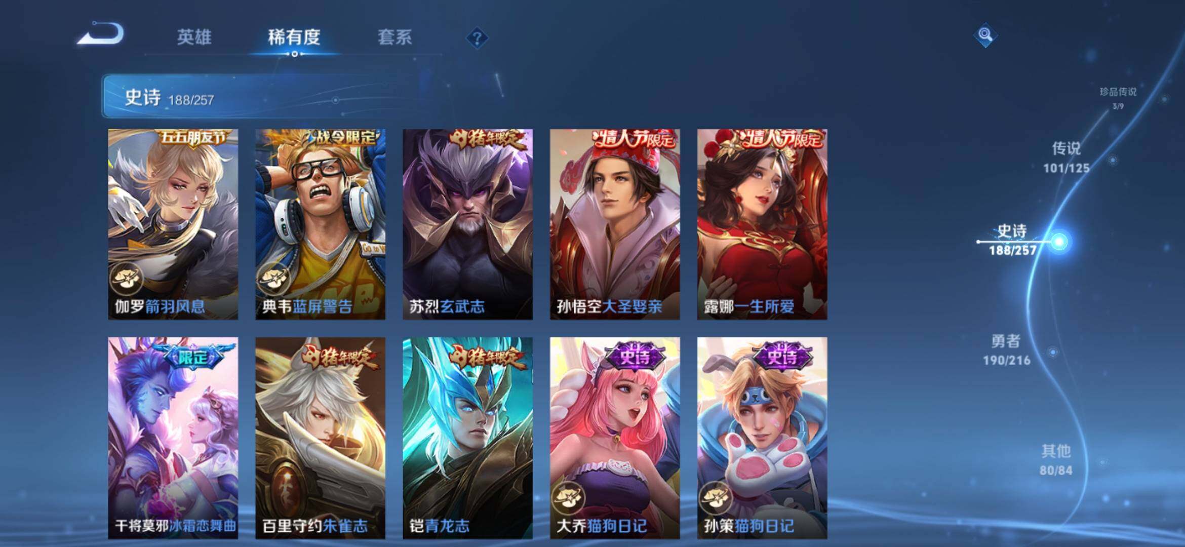 WZXS3232529王者荣耀账号详情图33