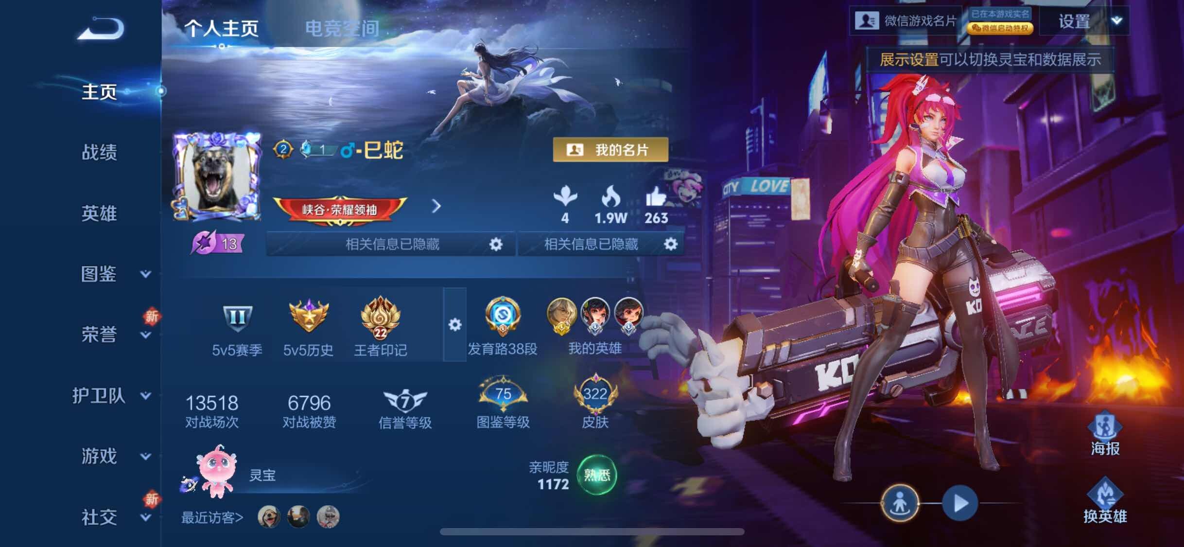 WZYXS3235198王者荣耀账号详情图2 WZYXS3235198王者荣耀账号详情图2