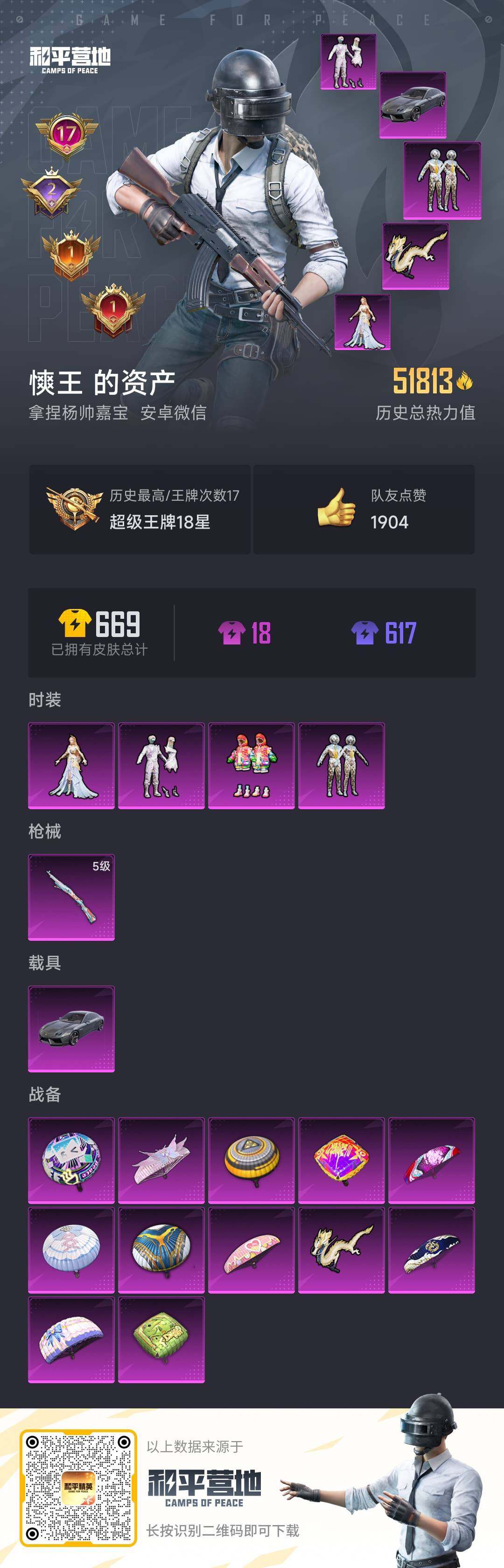HPHJJ3303762和平精英账号详情图13