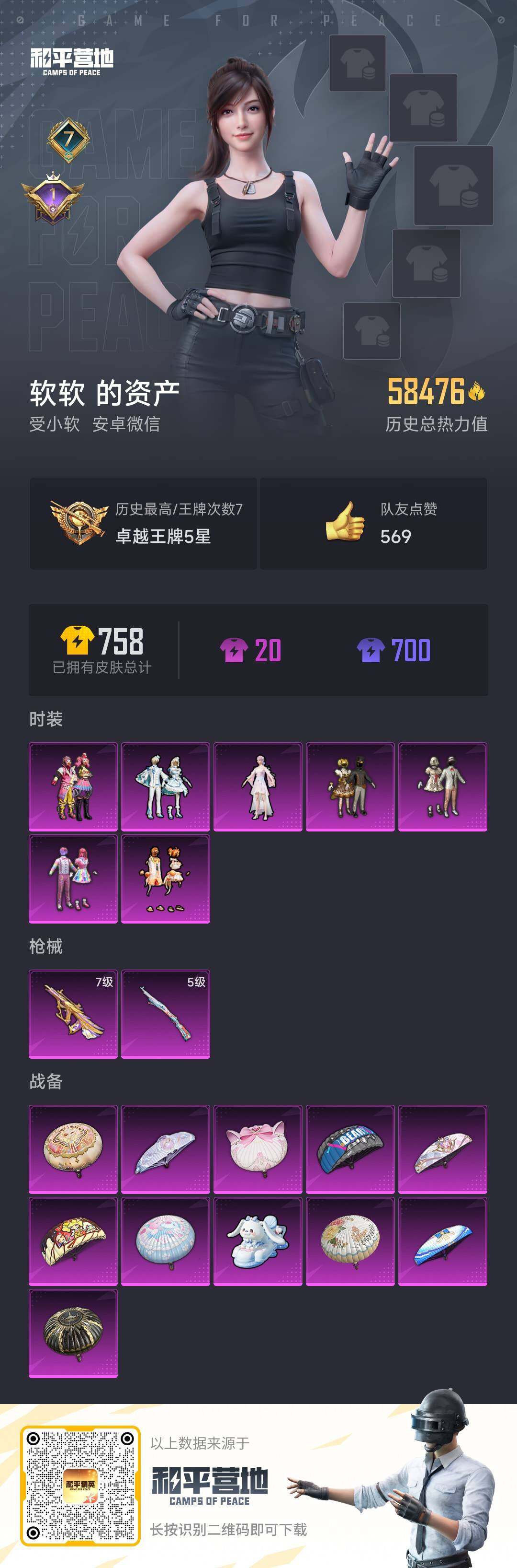 HPHJJ3303764和平精英账号详情图14