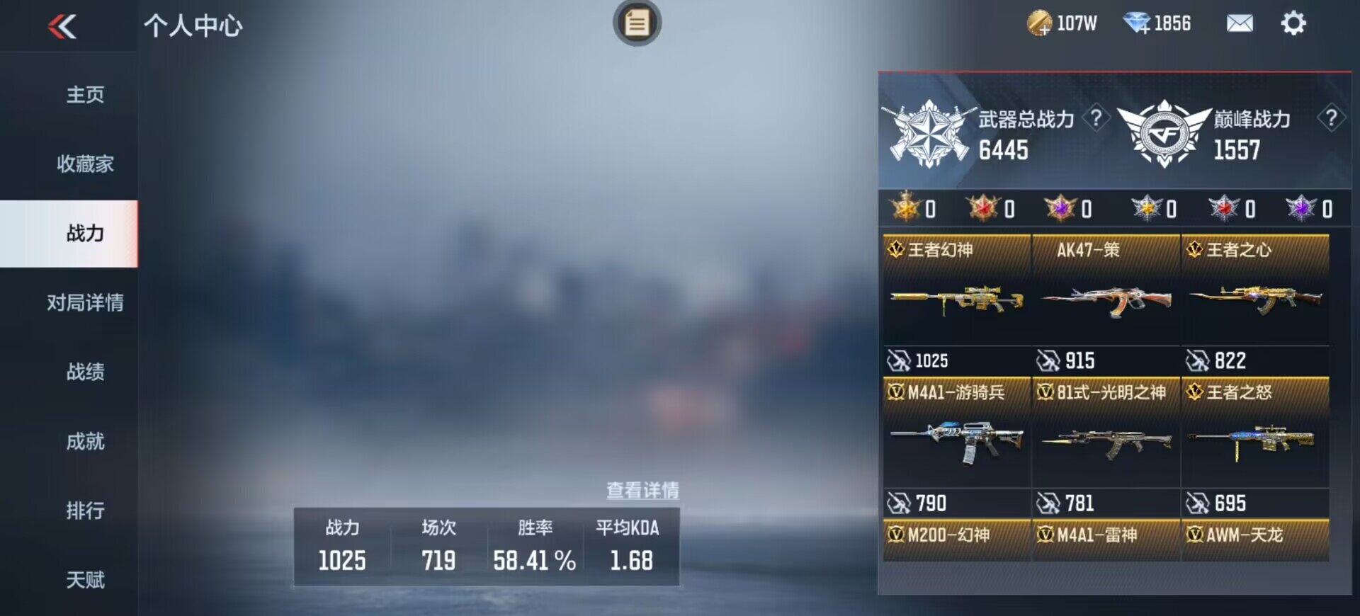 CFMEY342603枪战王者账号详情图9