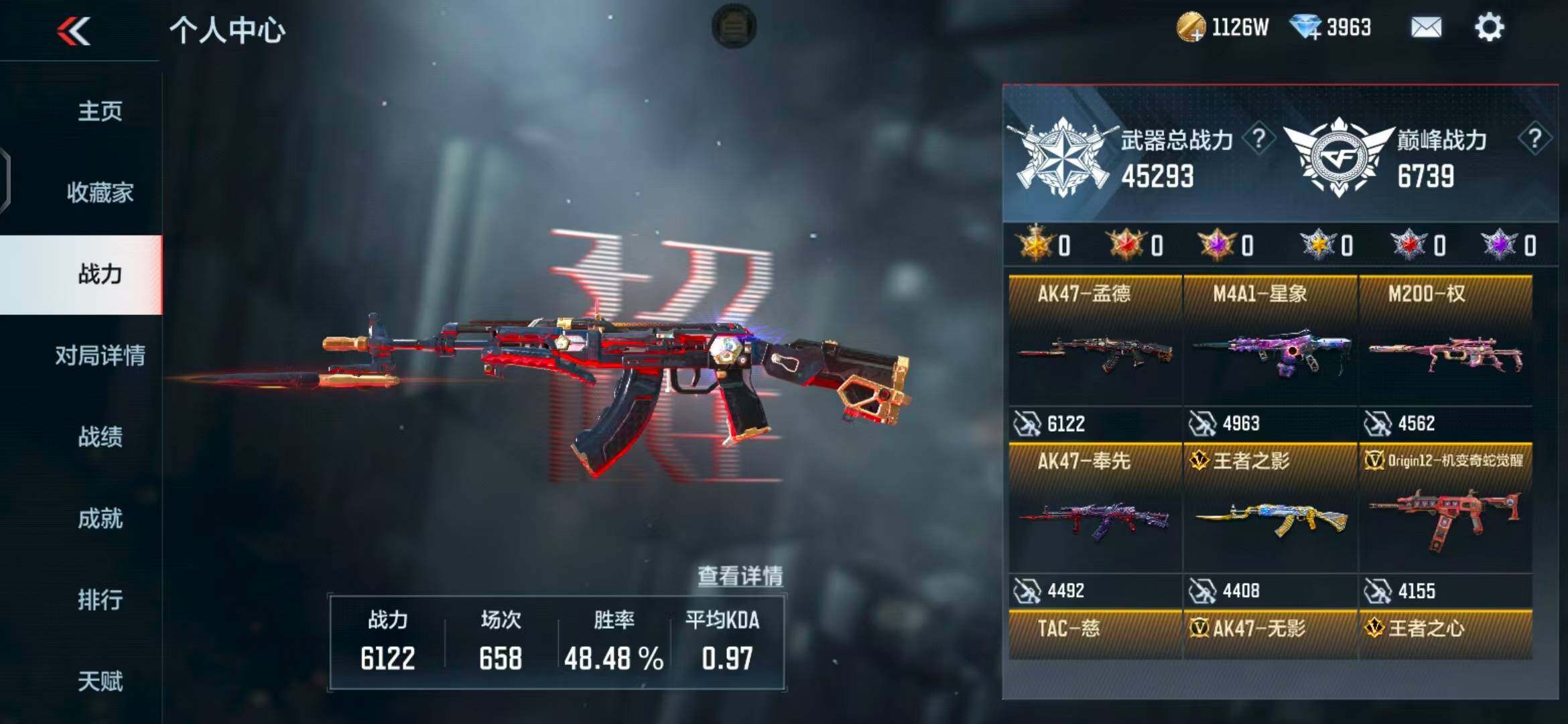 CFMEY342571枪战王者账号详情图5