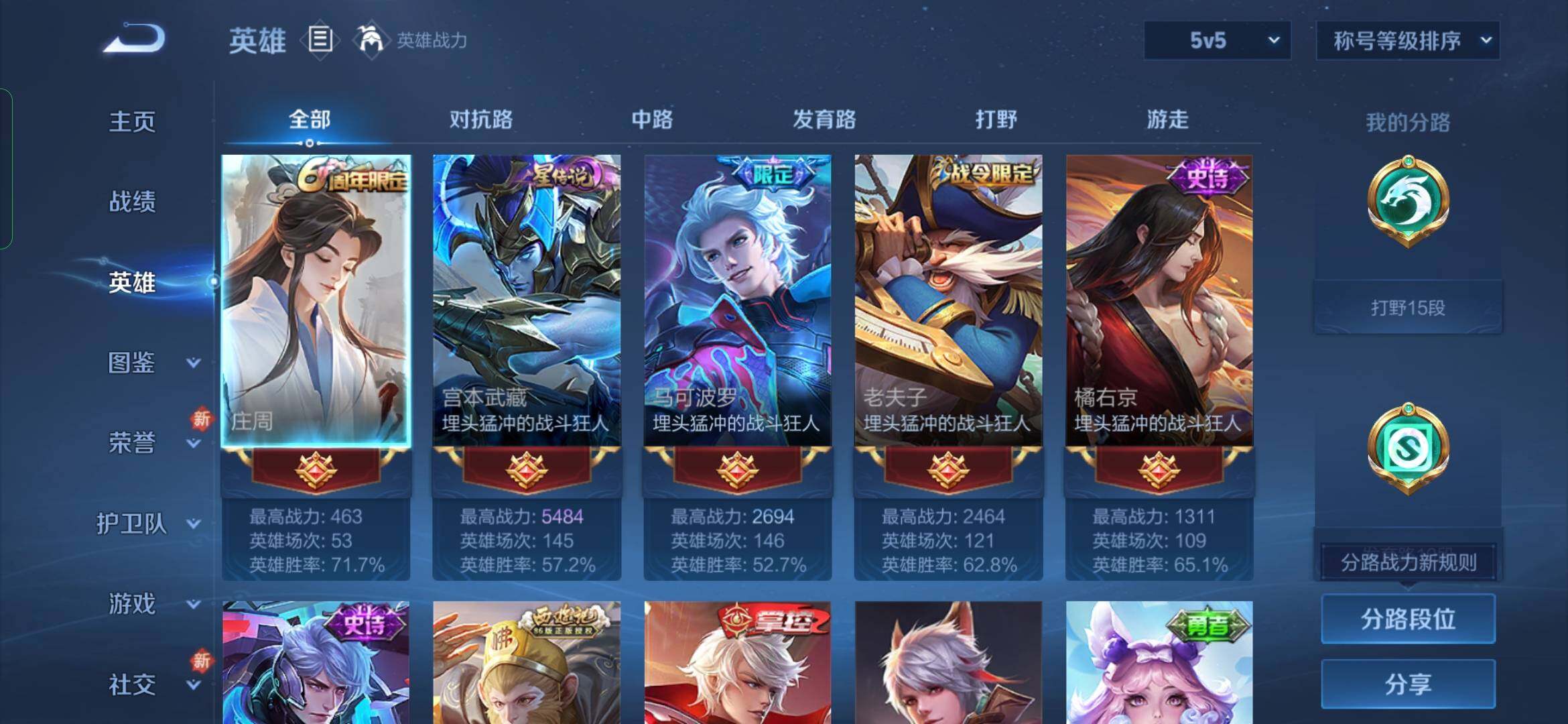 WZYXS3235167王者荣耀账号详情图3