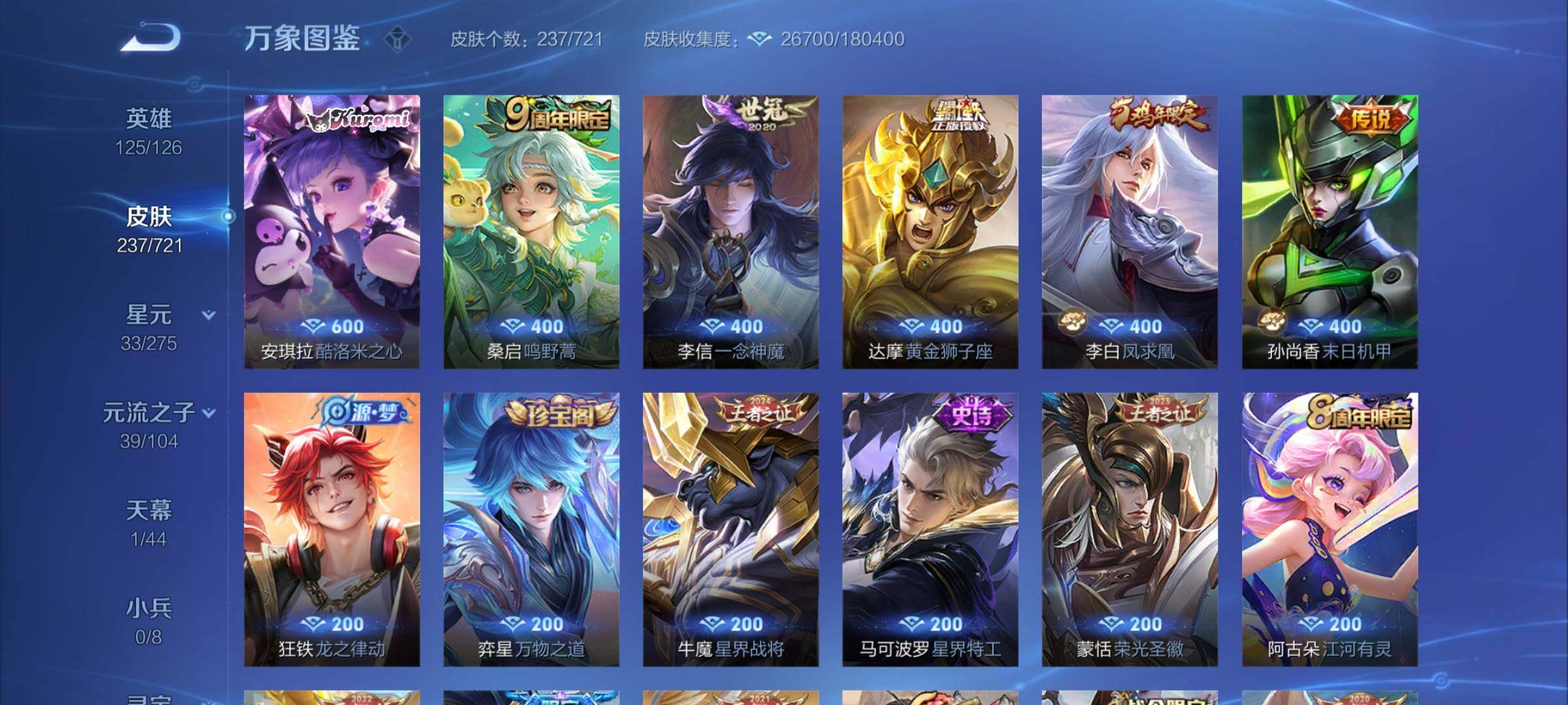 WZYXS3235189王者荣耀账号详情图6