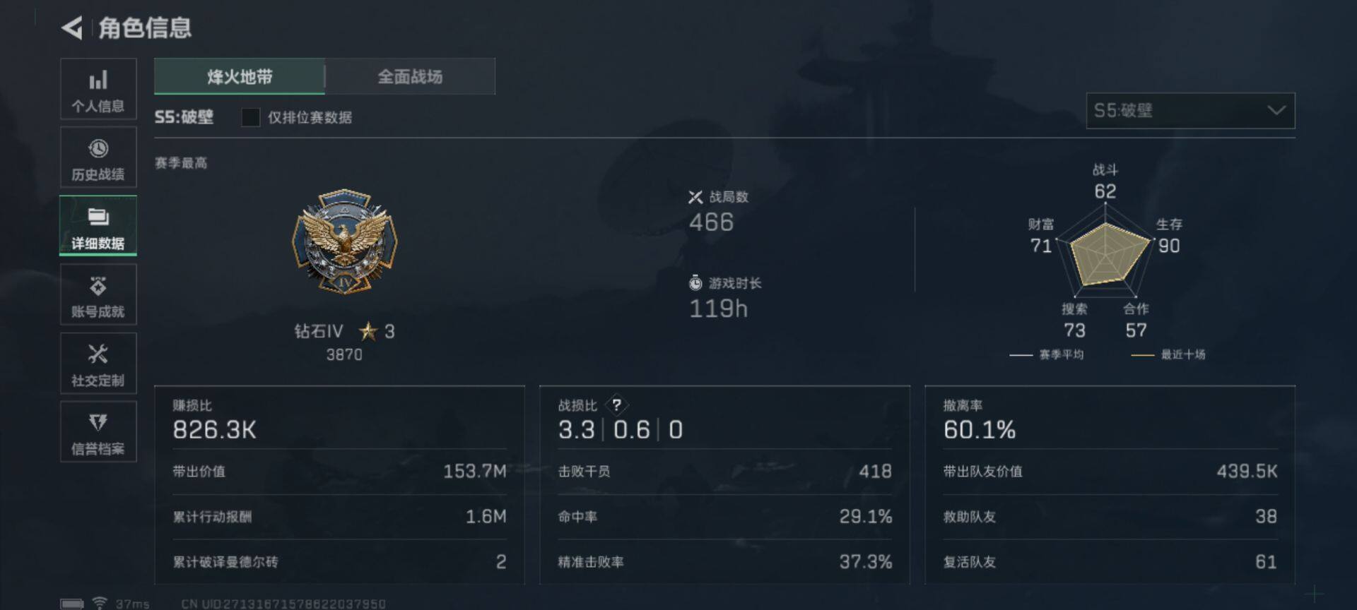 SJZEY318967三角洲行动账号详情图9