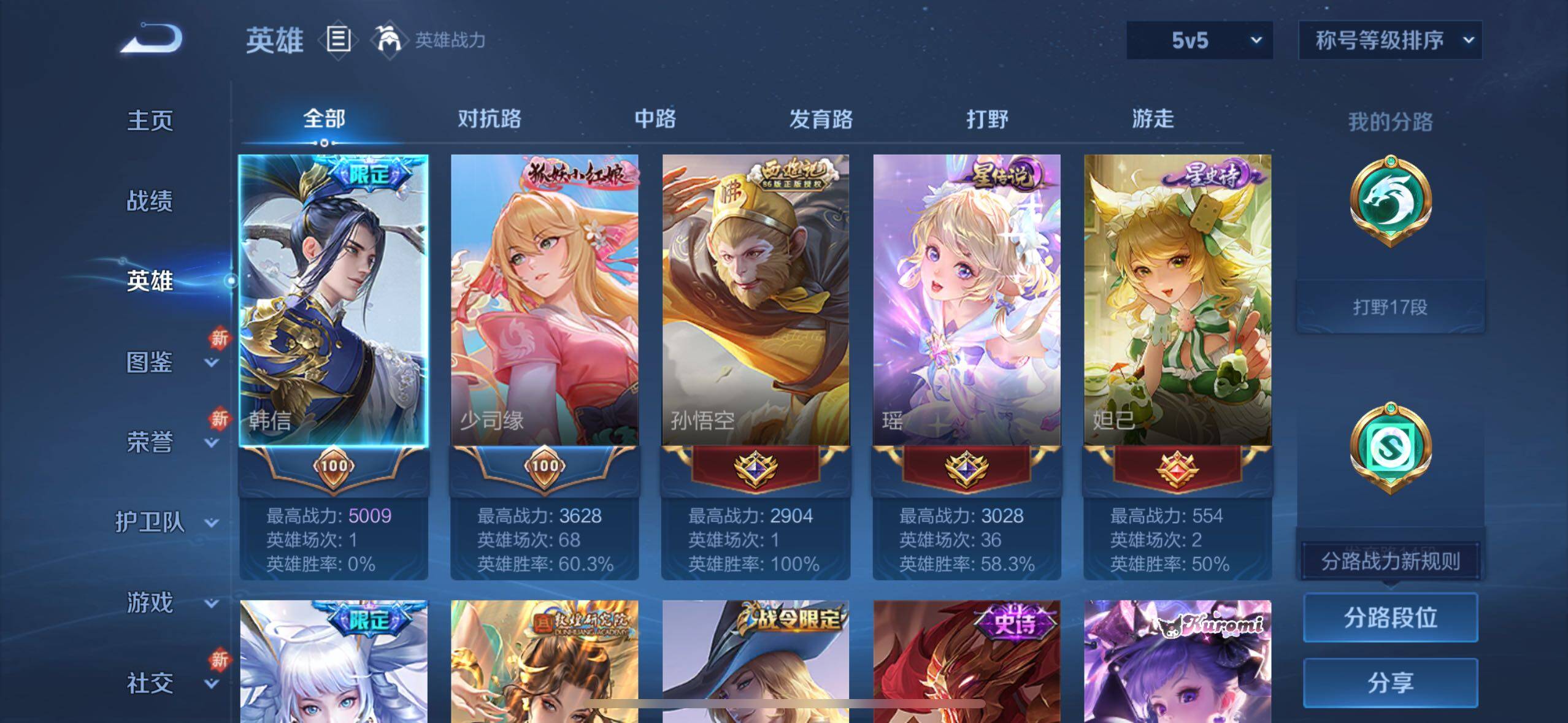 WZYXS3236284王者荣耀账号详情图3 WZYXS3236284王者荣耀账号详情图3