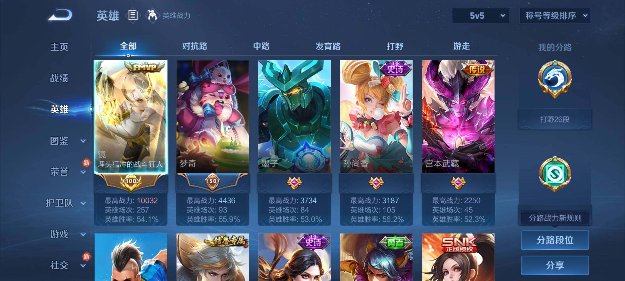 WZCMY3241003王者荣耀账号详情图3
