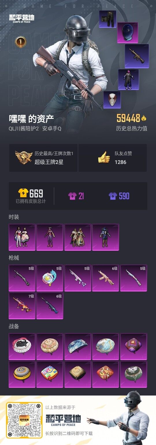 HPLX3336733和平精英账号详情图3