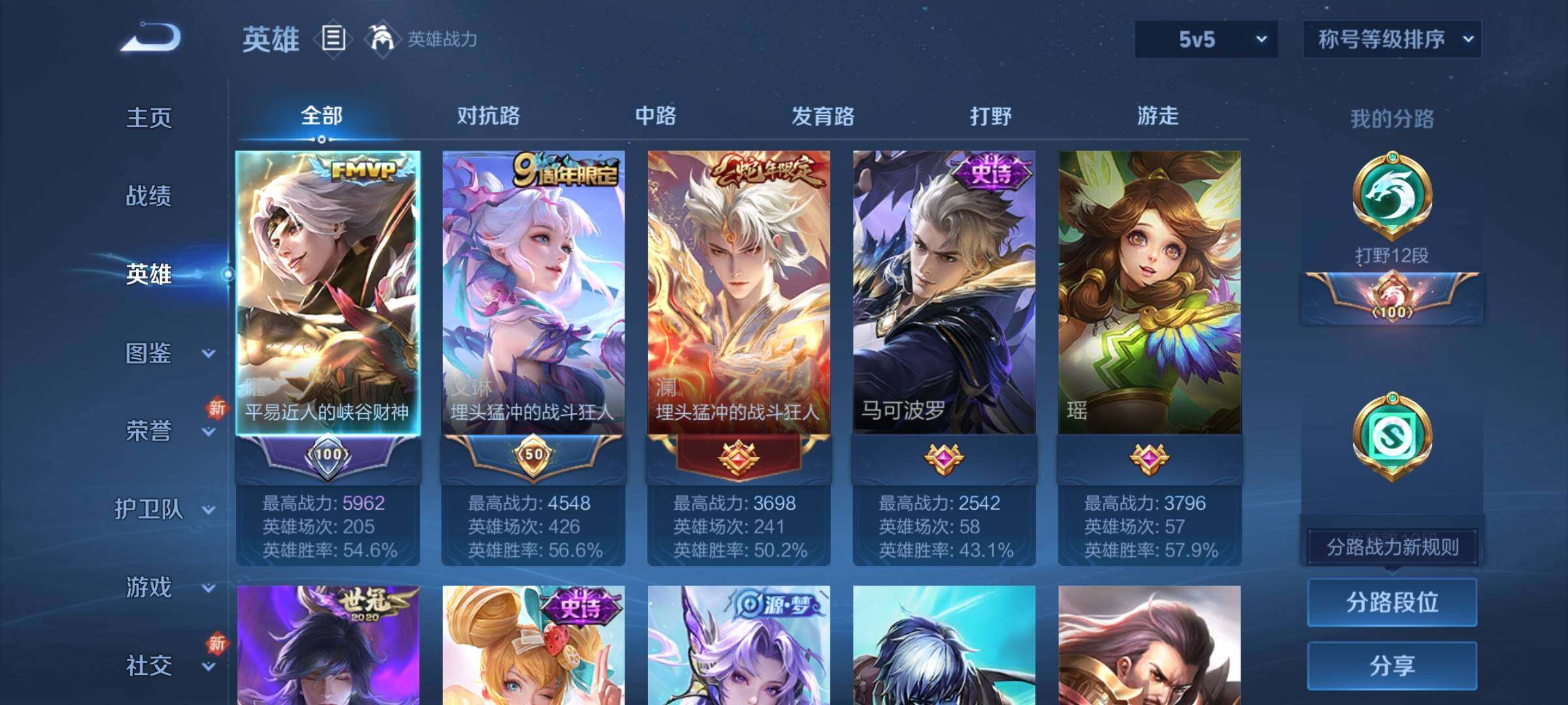 WZCMY3242012王者荣耀账号详情图3