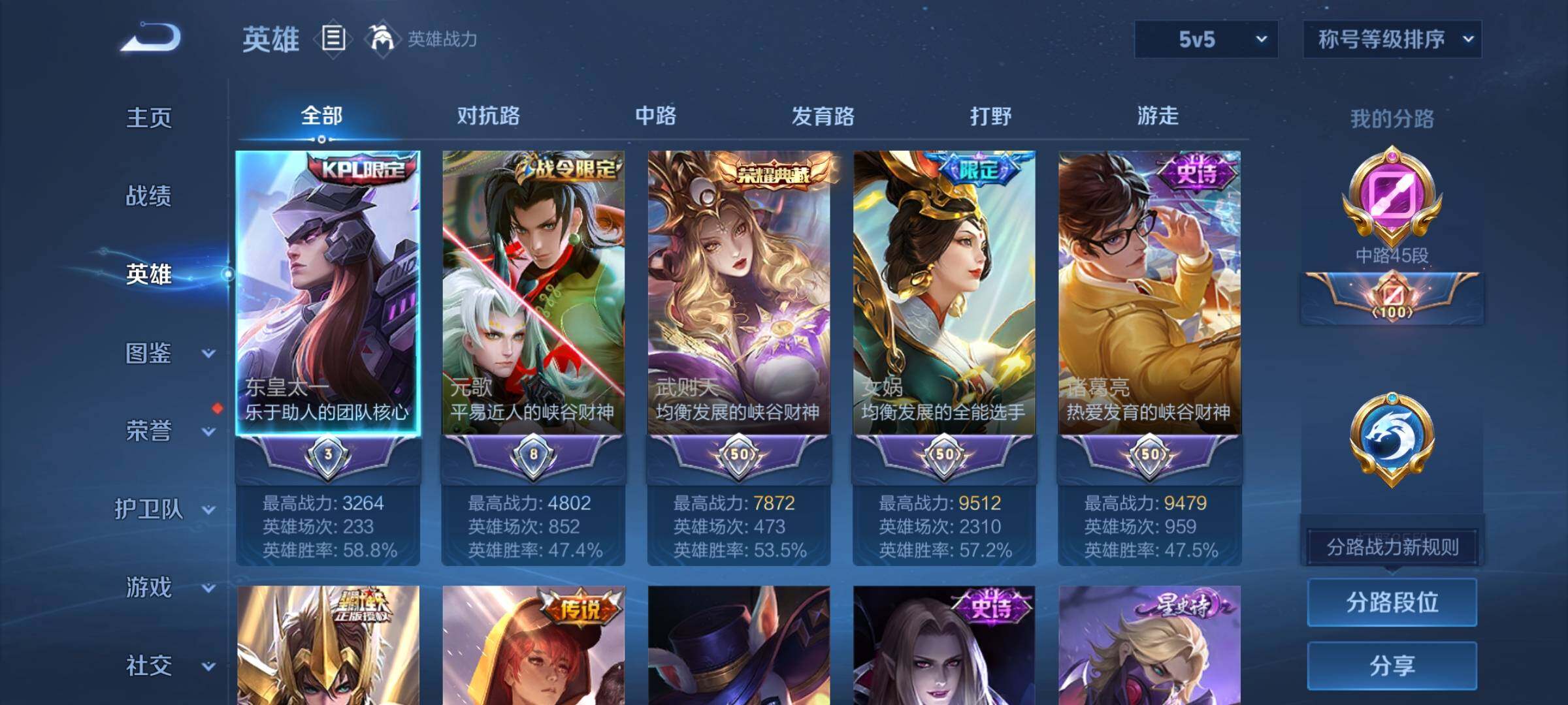 WZYXS3240774王者荣耀账号详情图3