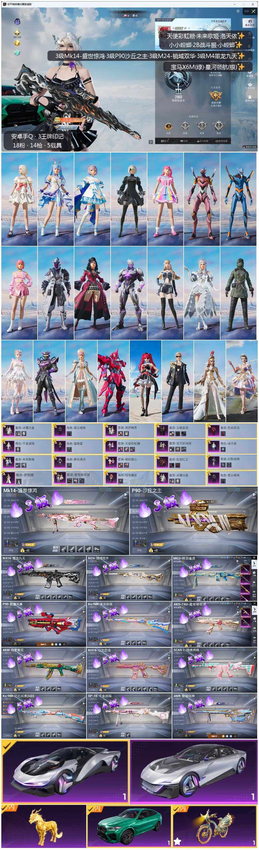 HPLE3336451和平精英账号详情图2