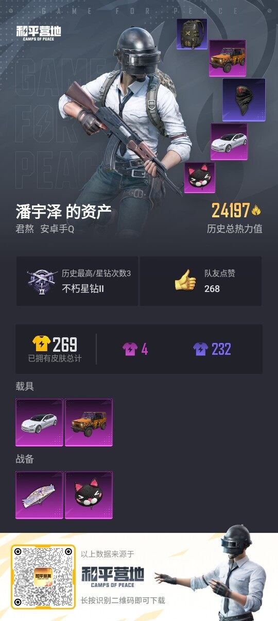 HPLE3336453和平精英账号详情图3 HPLE3336453和平精英账号详情图3