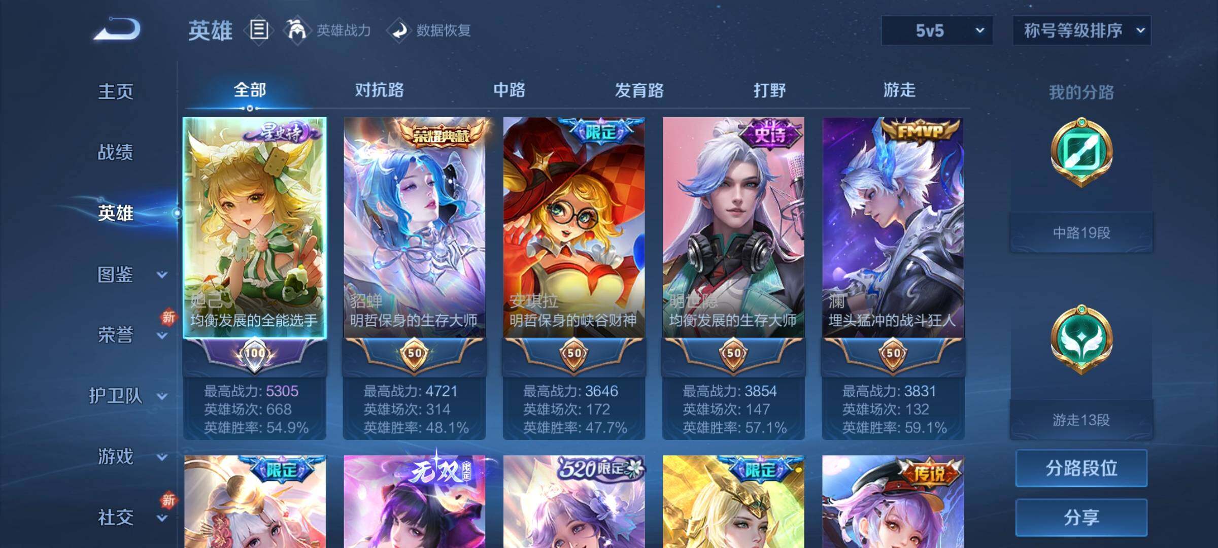 WZCMW3290319王者荣耀账号详情图3