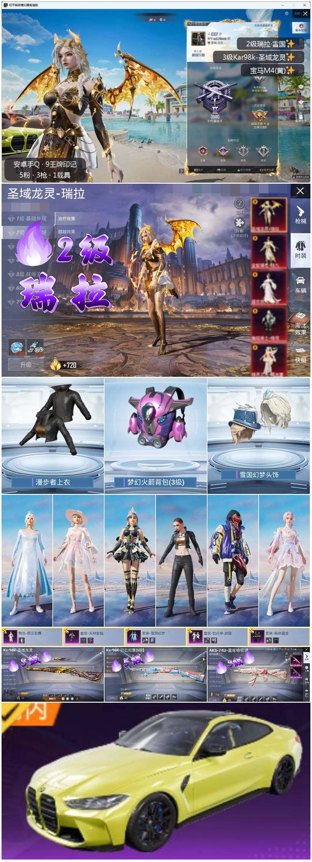 HPLE3336457和平精英账号详情图2