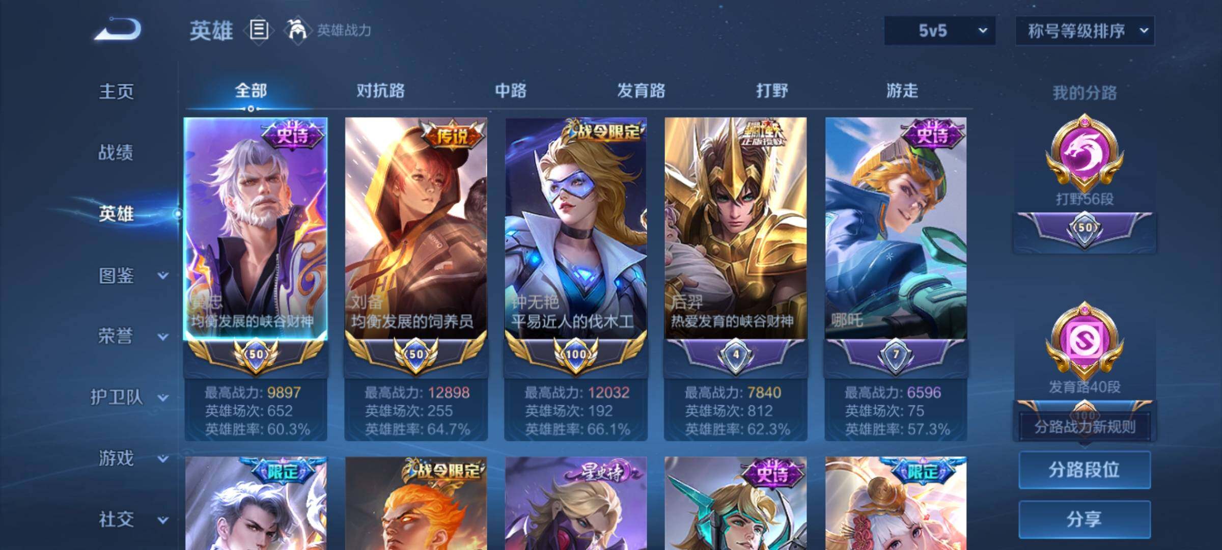 WZXS3236034王者荣耀账号详情图5