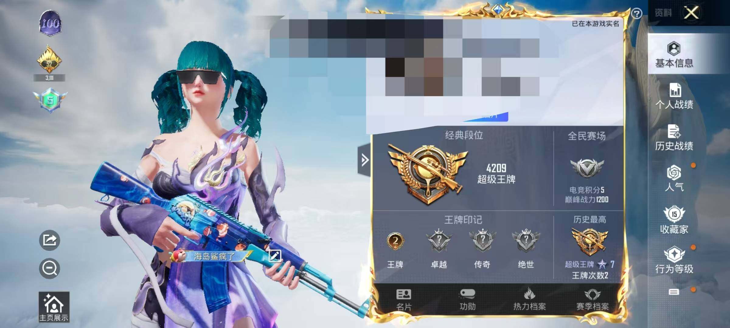 HPEY3308439和平精英账号详情图6