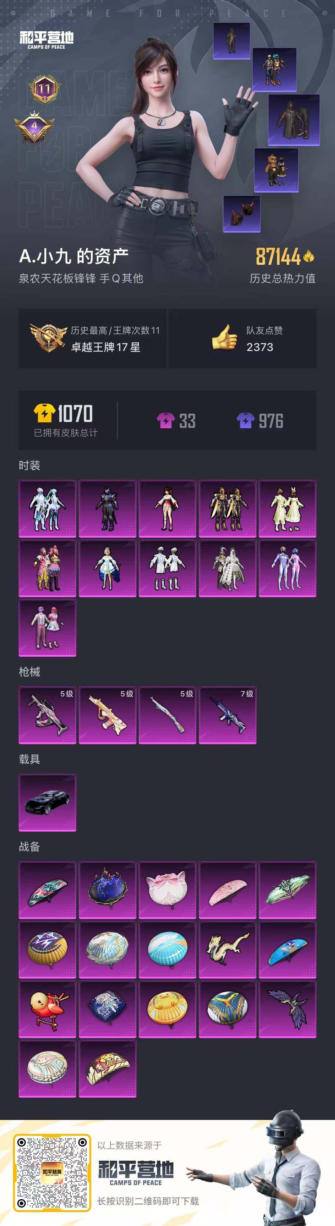 HPLFY3307856和平精英账号详情图7 HPLFY3307856和平精英账号详情图7