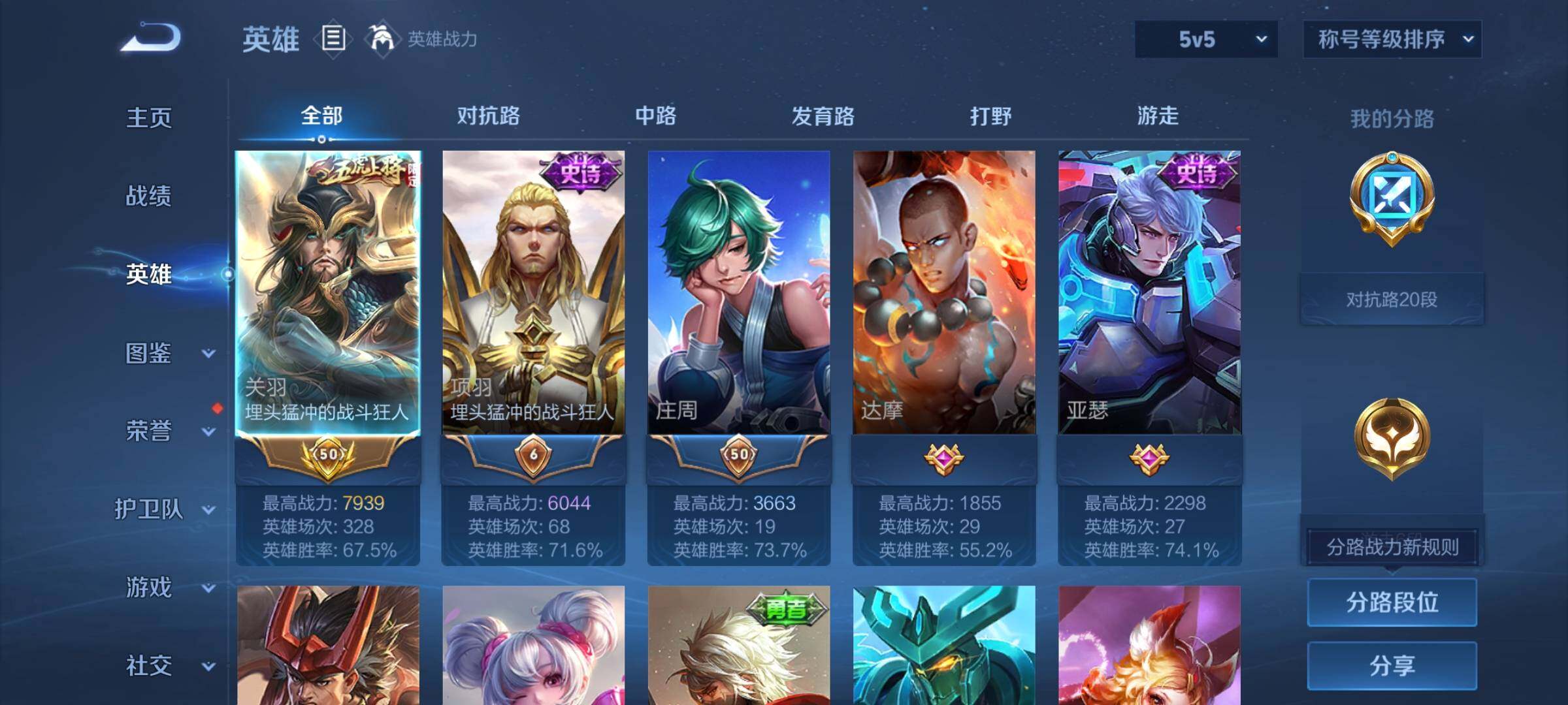 WZYXS3240845王者荣耀账号详情图3