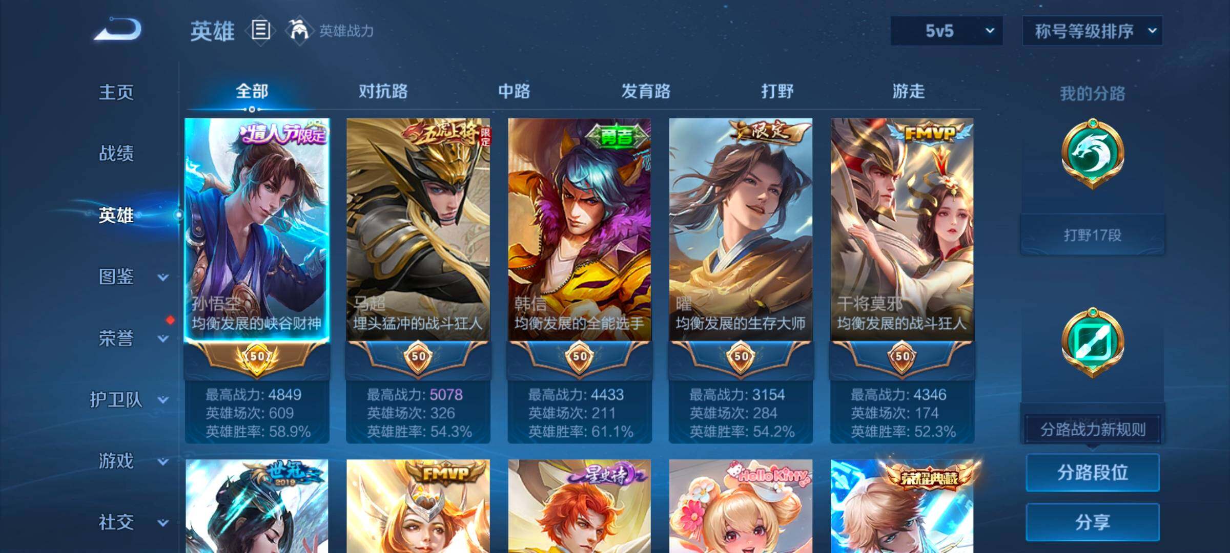 WZYXS3242740王者荣耀账号详情图3
