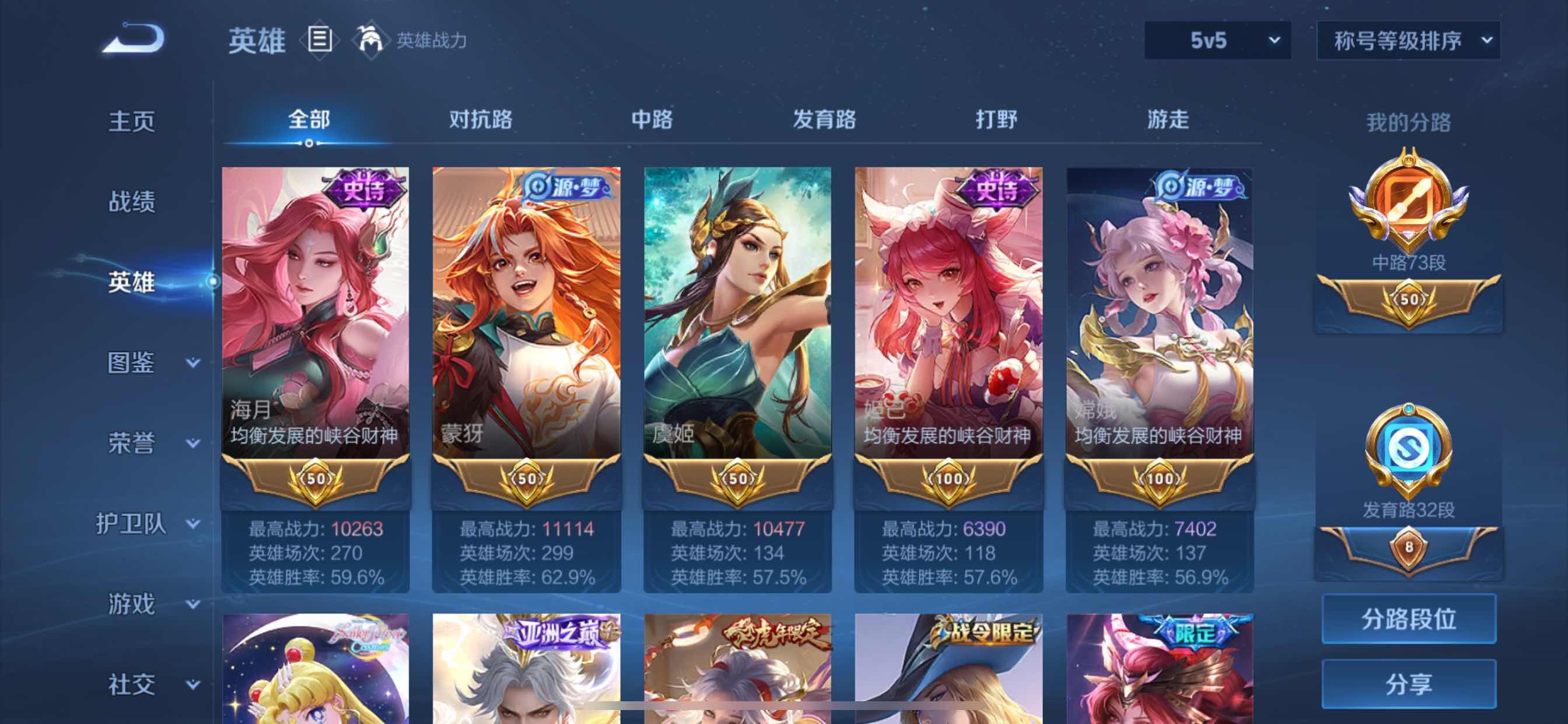 WZCMY3237514王者荣耀账号详情图4