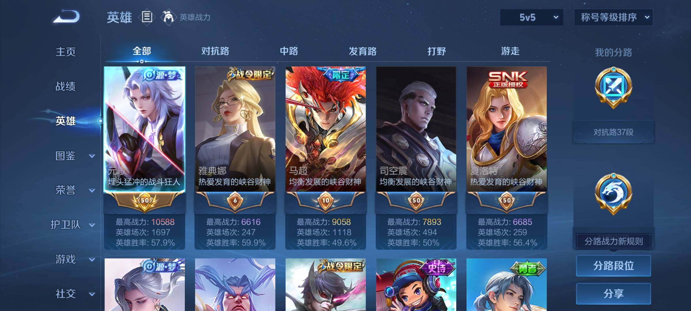 WZYXS3239964王者荣耀账号详情图3