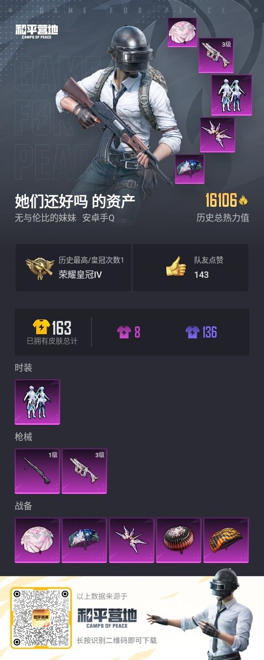 HPLE3308378和平精英账号详情图2 HPLE3308378和平精英账号详情图2