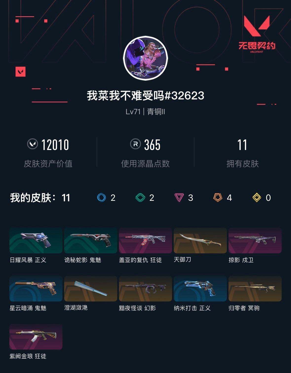 WWQXL39415无畏契约账号详情图2 WWQXL39415无畏契约账号详情图2
