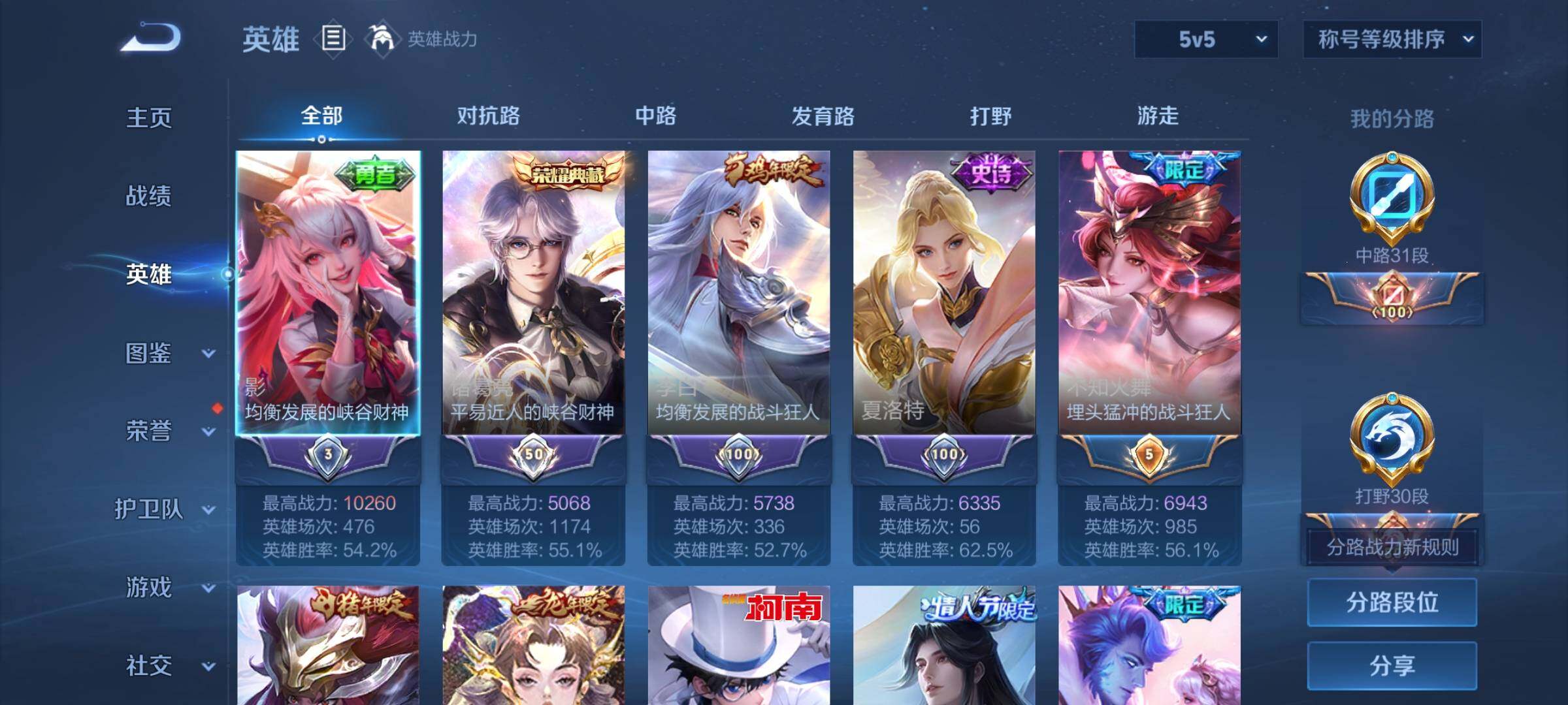 WZYXS3240565王者荣耀账号详情图3