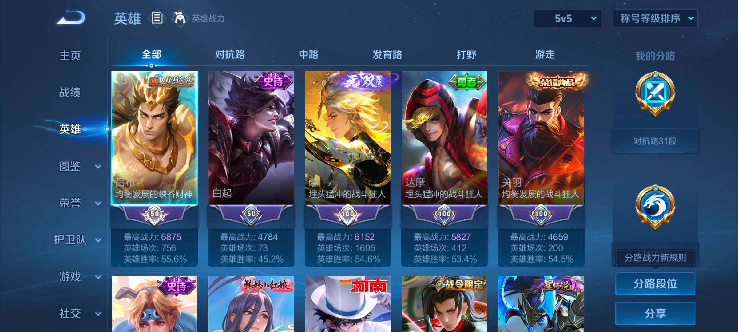 WZYXS3242732王者荣耀账号详情图3
