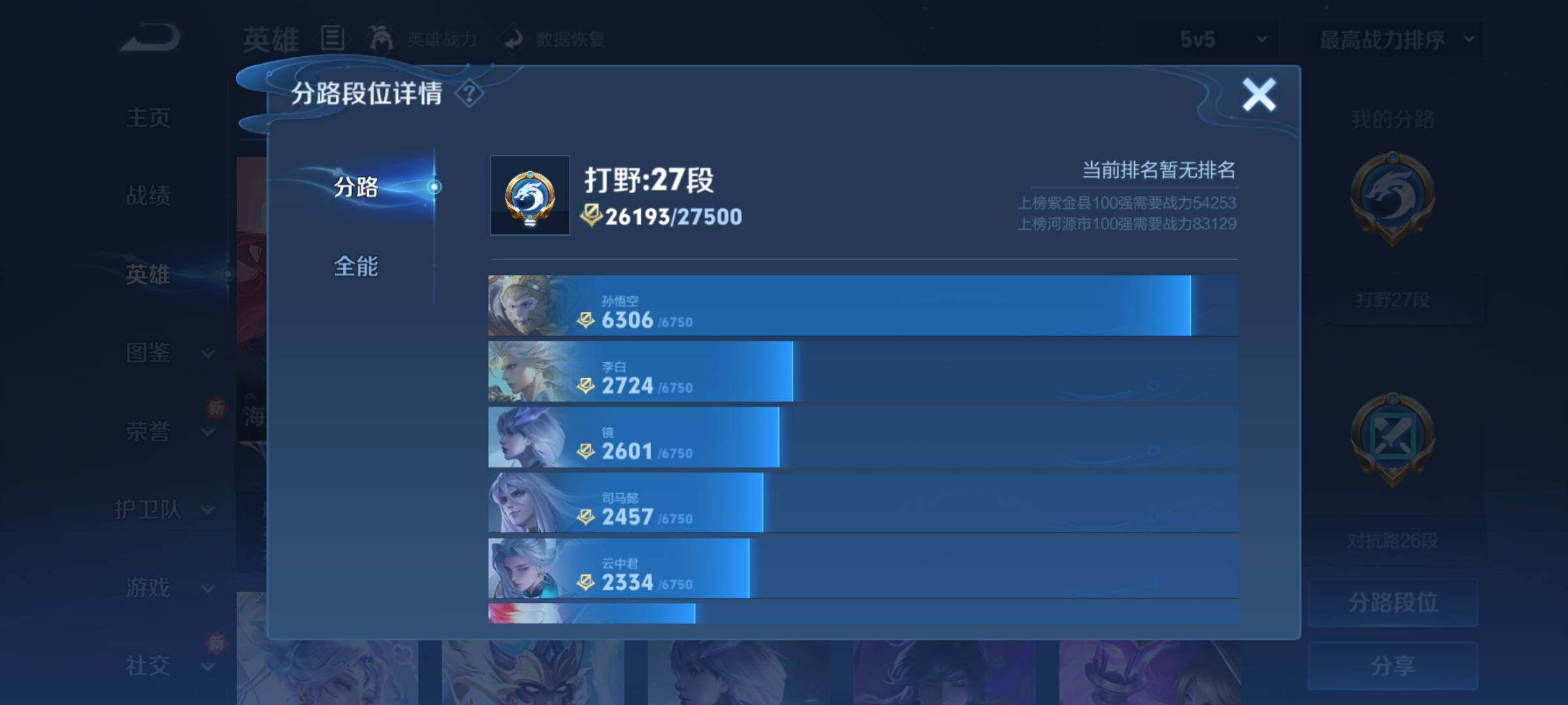 WZCMY3241055王者荣耀账号详情图4 WZCMY3241055王者荣耀账号详情图4