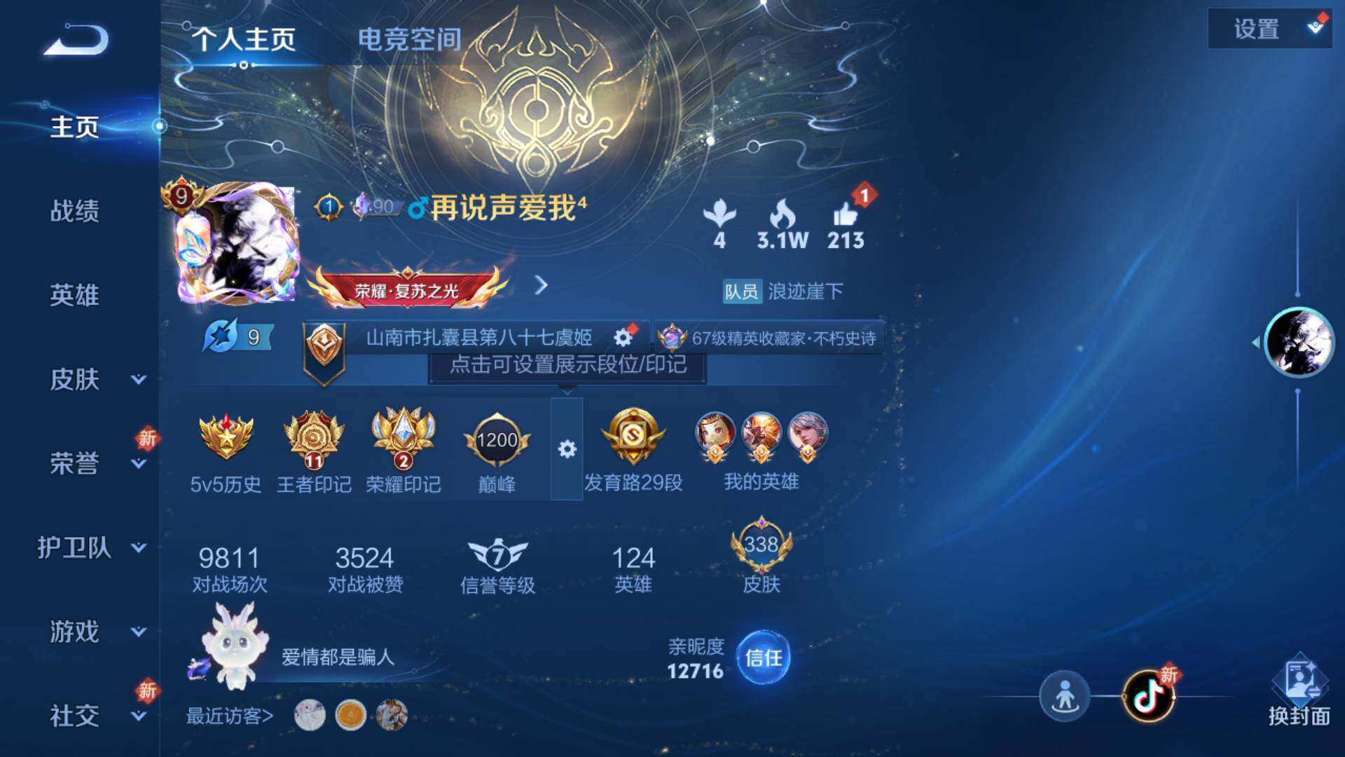 WZLFY3239578王者荣耀账号详情图8 WZLFY3239578王者荣耀账号详情图8