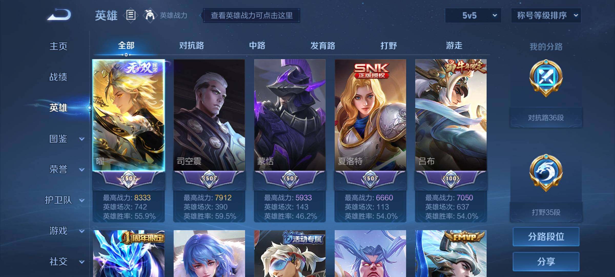 WZYXS3244477王者荣耀账号详情图3