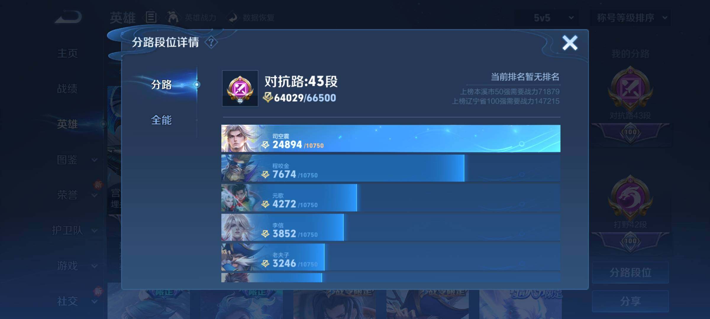 WZCMY3250426王者荣耀账号详情图5 WZCMY3250426王者荣耀账号详情图5