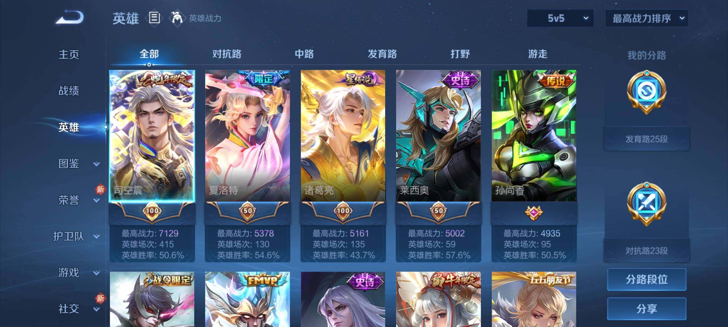 WZCMY3246135王者荣耀账号详情图3