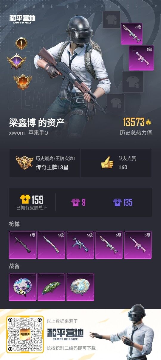 HPLE3309258和平精英账号详情图2
