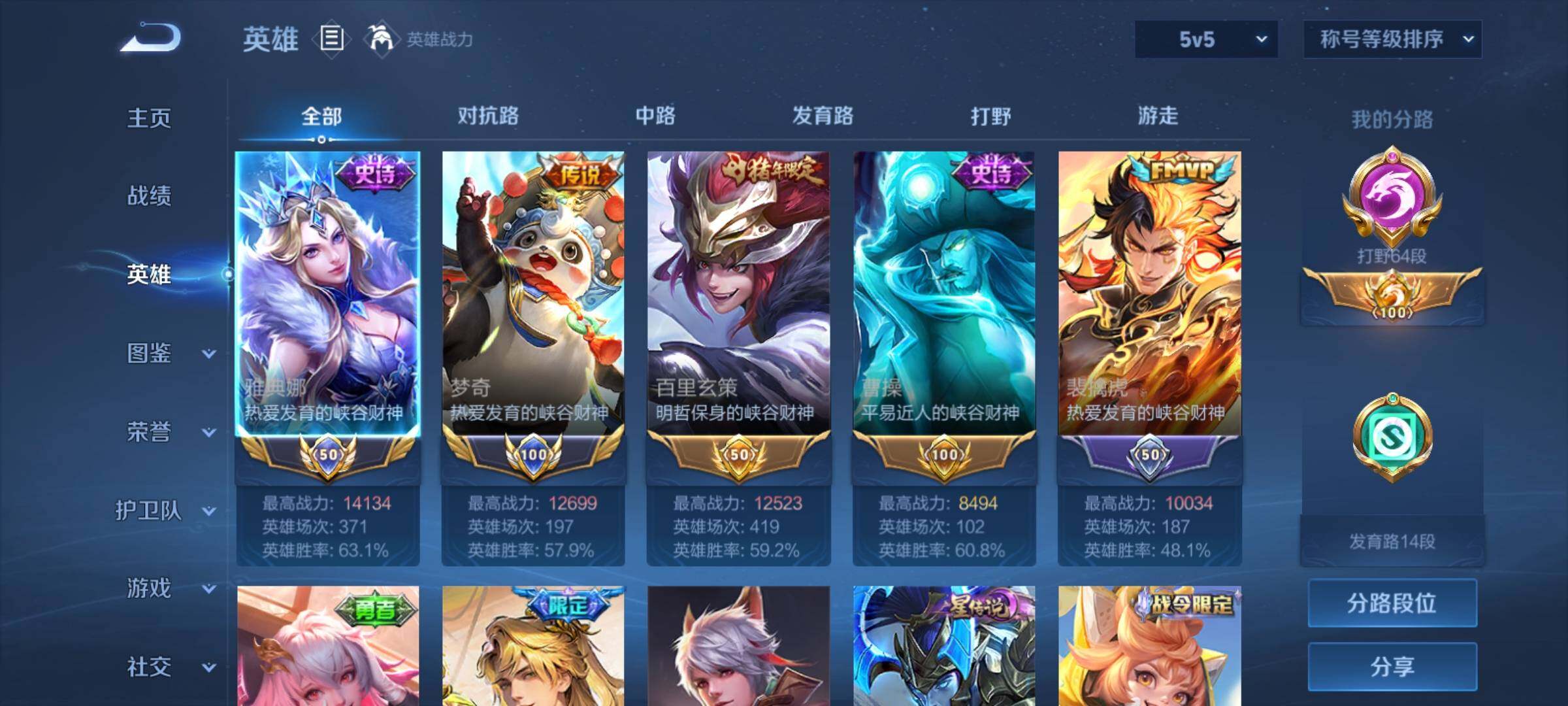 WZXS3240598王者荣耀账号详情图5