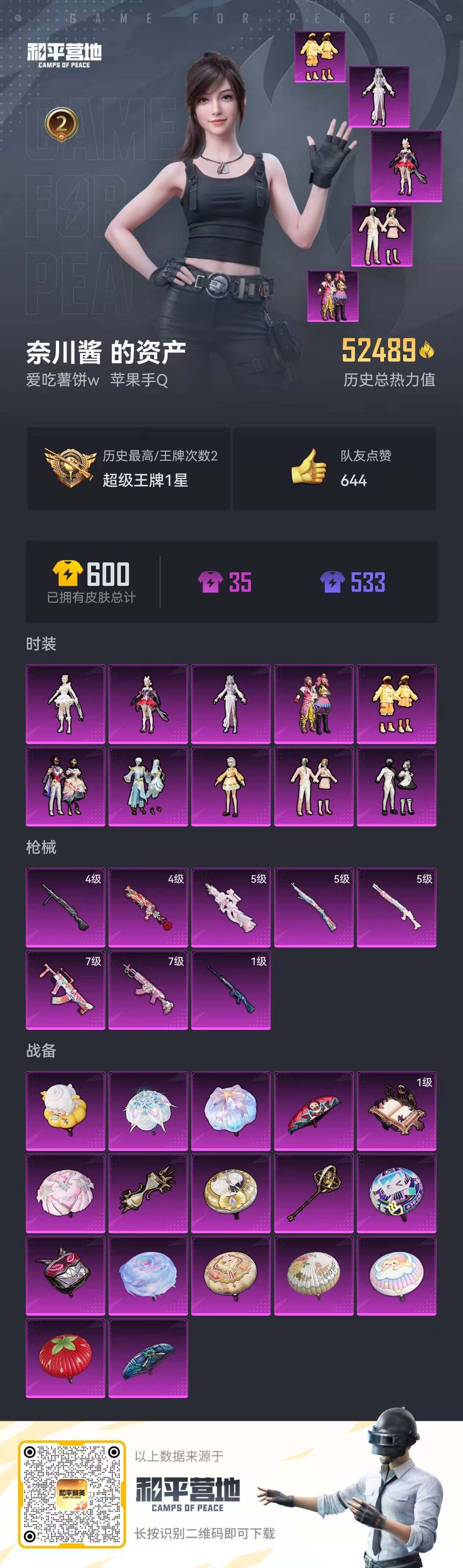HPLFY3309417和平精英账号详情图4 HPLFY3309417和平精英账号详情图4