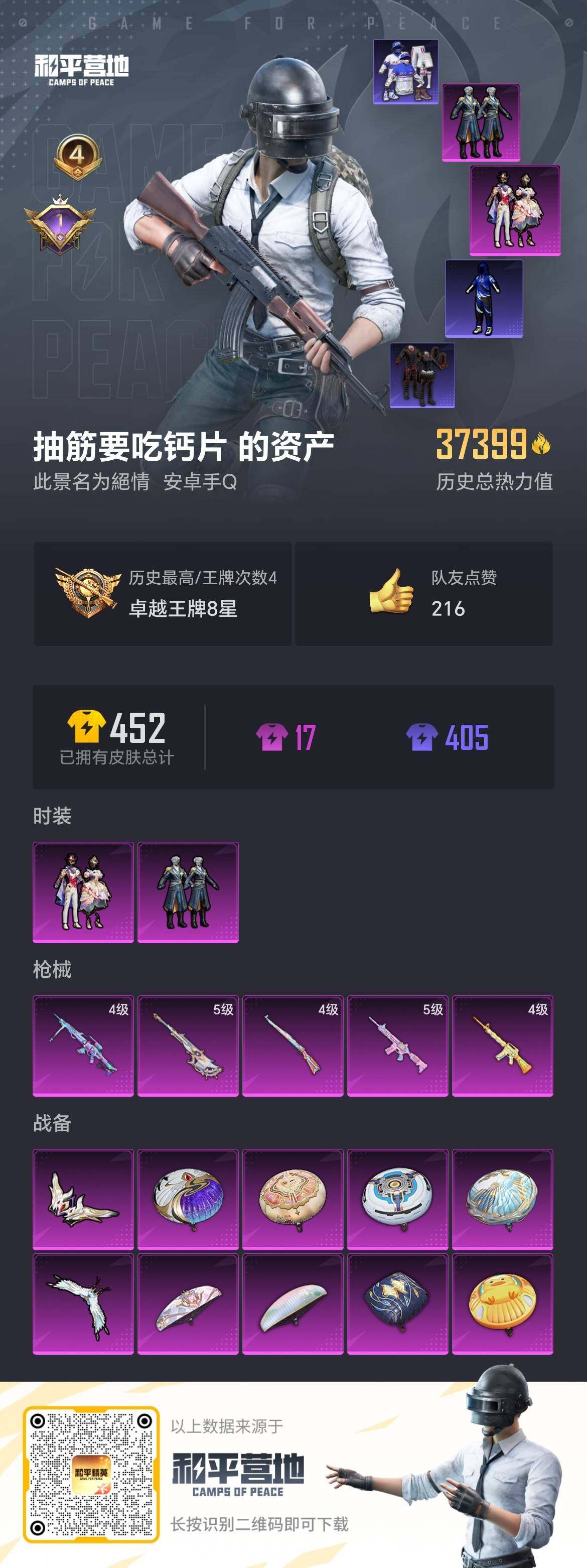 HPCMW3422116和平精英账号详情图4 HPCMW3422116和平精英账号详情图4