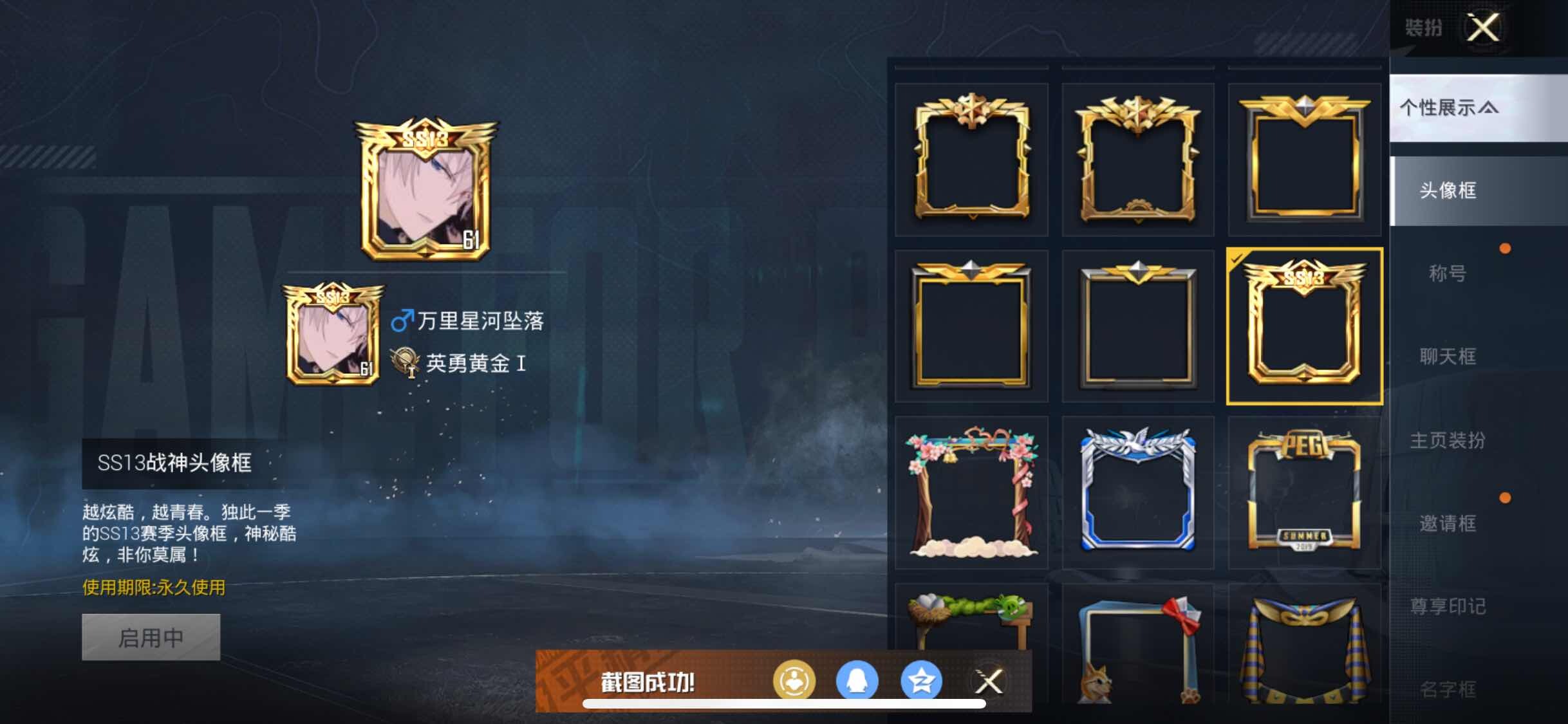 HPYXS3312027和平精英账号详情图4
